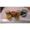 Image 1 : (6) Tobacco tins - Vogue, half + half, Ogben's, etc