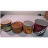 Image 3 : (6) Tobacco tins - Vogue, half + half, Ogben's, etc