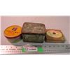 Image 1 : (2) Tobacco tins + (1 wood cigar box)
