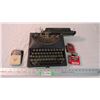 Image 1 : Remington Remette typewriter + NOS ribbons with Remington award card holder