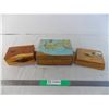 Image 1 : wooden trinket boxes