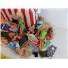 Image 3 : Vintage vinyl bag full of barbies (30+) new + old