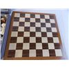 Image 3 : Chess pieces + wood board in backgammon case