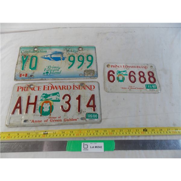 PEI License plate
