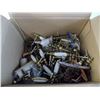 Image 5 : Box filled with knobs / handles - door/dresser hardware