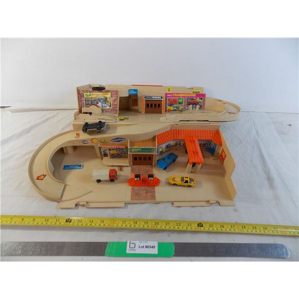 Toy car parking garage / carry case