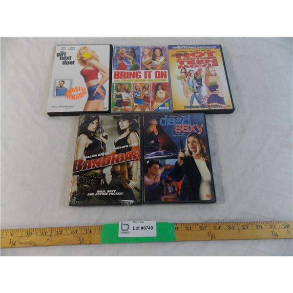 (5) DVD movies