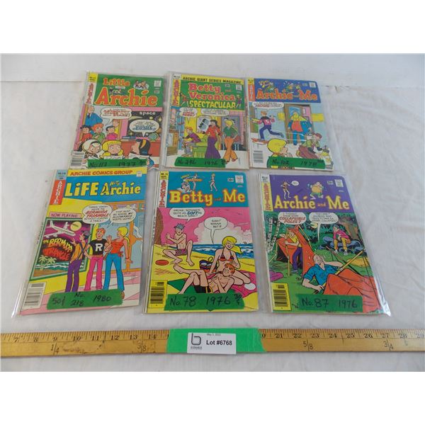 Archie + me + related comics - 1970's
