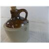 Image 3 : Stoneware Whiskey Jug - 7" tall, 4.5" round