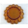 Image 3 : Amber (carnival glass?) deviled egg serving platter