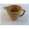 Image 2 : Vintage Ceramic/Stone pitcher - Brown - 5.5" tall, 5" round