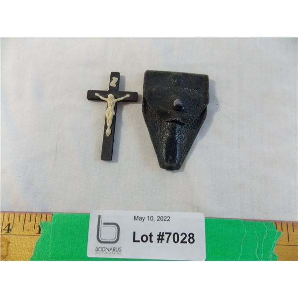 Very old Crucifix in pounch - "my crucifix"