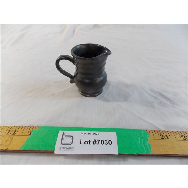 Brickhurst pottery mini cream pitcher (3" tall)