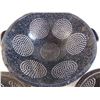 Image 2 : (3) Black vintage enamel colanders