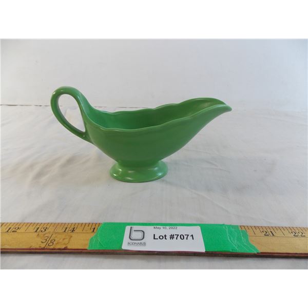 Ceramic Green gravy bowl