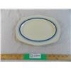 Image 1 : Alfred Meakin England Cream & Blue dish platter