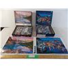 Image 1 : (2) 2000 piece puzzles (1 owner, both complete)