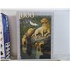 Image 4 : (2) 1000 piece dog puzzles (1 owner, says complete)