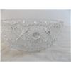Image 4 : Crystal Glass candy dish or fruit bowl - vintage cut glass 30's-40's?