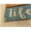 Image 4 : *(4) 30" long wooden wall placards - Live Laugh Love, etc