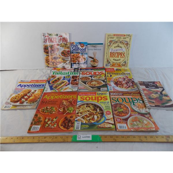 (12) Cookbook magazines