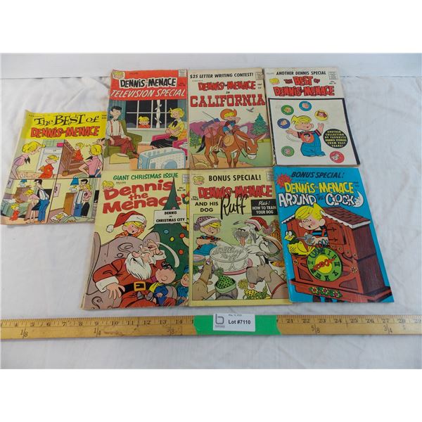 (7) Dennis The Menace vintage comics