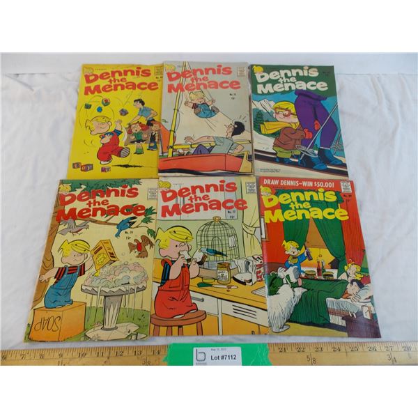 (6) Dennis the Menace 12c comics