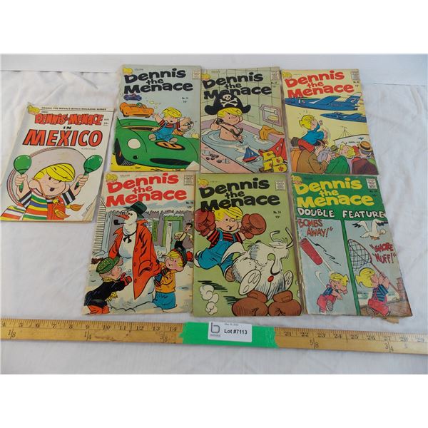 (7) Dennis the Menace comics