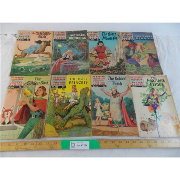 (8) Classics Illustrated Junior 15c comics - Fairy Tales