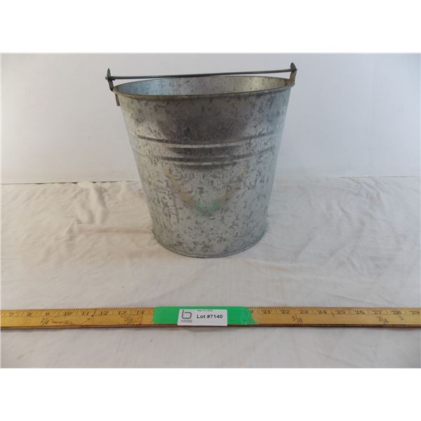 Galvanized bucket