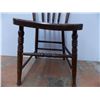 Image 5 : *Antique Wooden "pressback" chair
