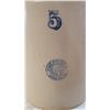 Image 2 : Early Medalta Stoneware (Indian stamp) 5 Gal Crock (small chip)