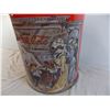Image 2 : Large Coca Cola Tin Can - 12" tall 10" round