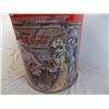 Image 2 : Large Coca Cola Tin Can - 12" tall 10" round