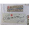 Image 4 : Cancelled Cheques - 1919-1926 (with stamps)