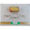 Image 1 : (4) Vintage wire rimmed glasses