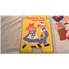 Image 2 : Raggedy ann + andy paper doll set