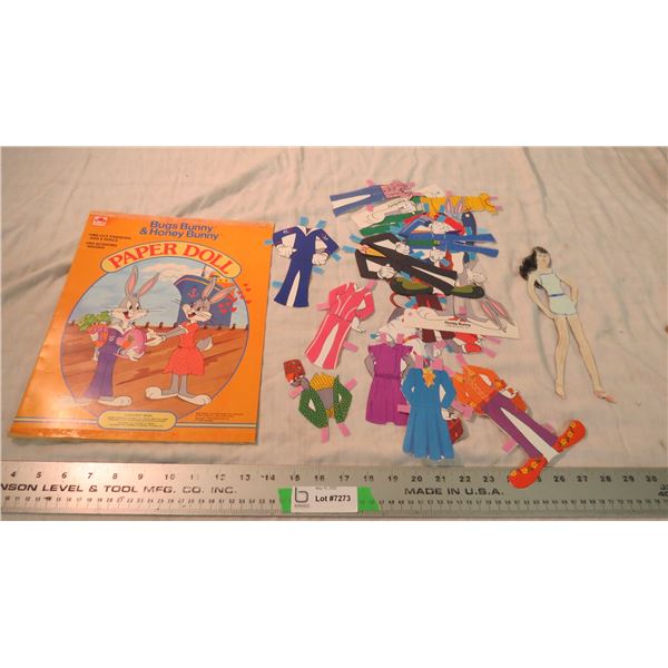 Bugs Bunny paper doll set