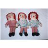 Image 2 : Vintage Raggedy Anne dolls (4)