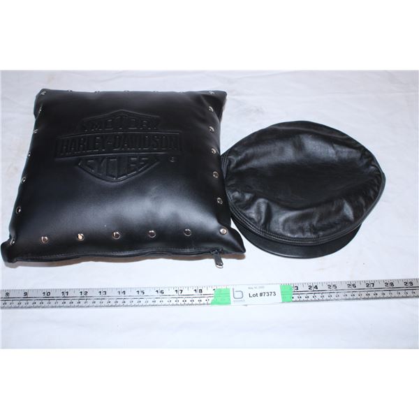 Harley-Davidson Pillow and hat