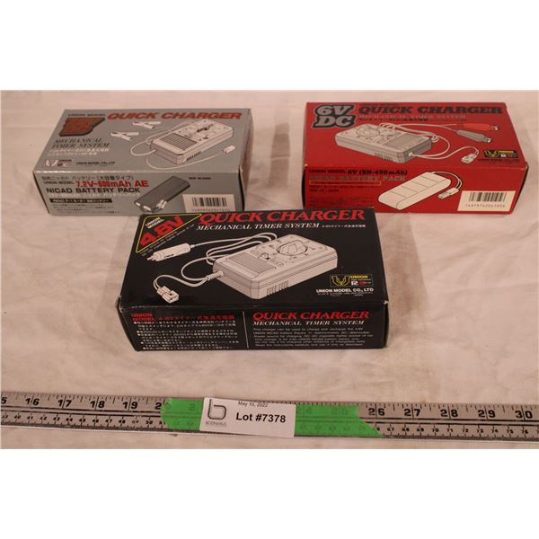 RC battery quick chargers