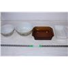 Image 1 : Bowl set (2) Casserole dishes (2)