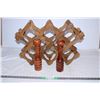 Image 1 : Wood Wine Rack,Salt & Pepper Shakers