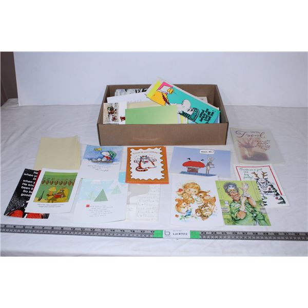 Box with Cards and Envelopes