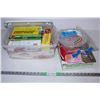Image 1 : Plastic bin with freezer bags,sandwich bags,plastic spoons