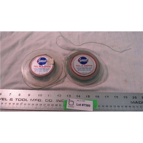 2 rolls of fishing line