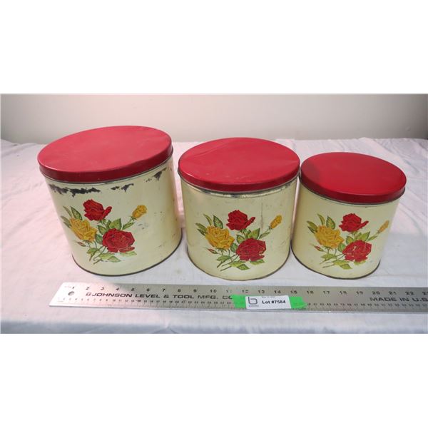 Vintage canister set