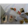 Image 5 : Box of 60 lapel pins - towns, legion, curling