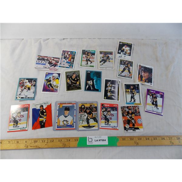 (20) Jaromir Jagr hockey cards - early 1990's