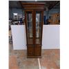 Image 1 : *China Cabinet - (lighted) glass shelves - 23x12 - (73" tall)